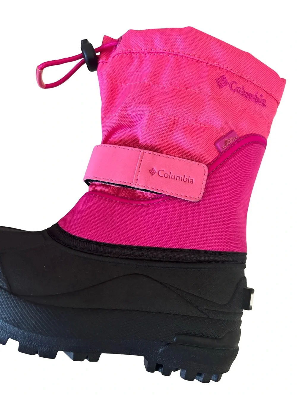 Columbia Girls Powderbug Hot Pink Winter Boots